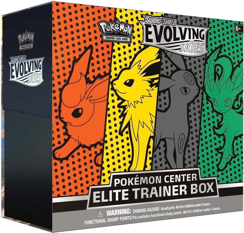 Evolving Skies Pokemon Center Elite Trainer Box [Jolteon/Flareon/Umbreon/Leafeon] (Exclusive) - SWSH07